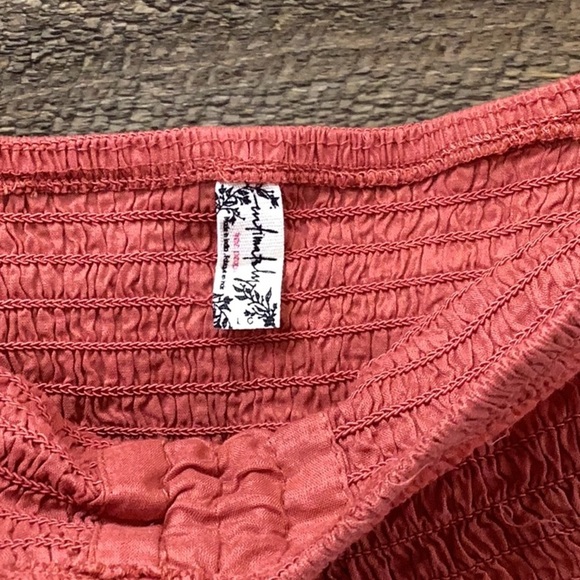 NWT Free People Beach Babe Smocked Bodycon Dress size Large - Picture 3 of 10